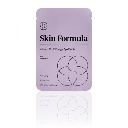 Skin Formula Vitamin C+E Energy Eye Patch Патчи против темных кругов, морщин и дряблости кожи 2 шт