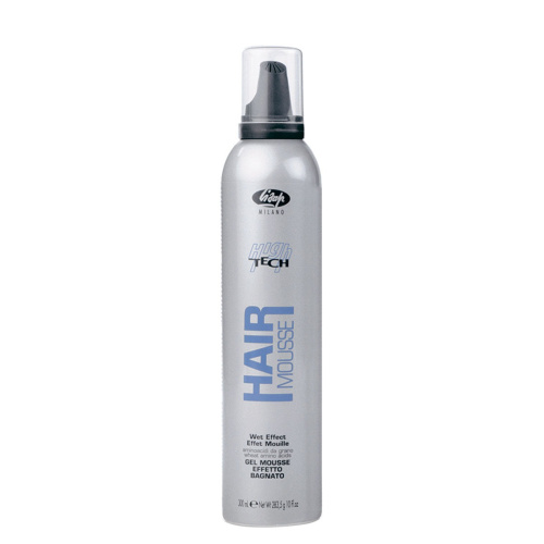 Lisap High Tech Hair Gel Mousse Wet Effect Мусс-гель для укладки с эф. "мокрых волос"  300 мл