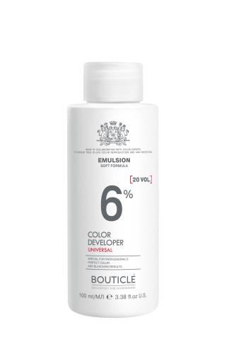 Bouticle Окисляющая эмульсия 6% “Developer Emulsion 20 vol” 100 мл