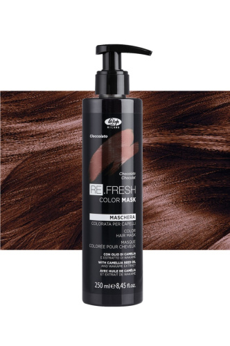 Lisap  ОТТЕНОЧНАЯ МАСКА ШОКОЛАДНЫЙ – RE.FRESH COLOR MASK  250 мл