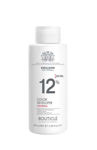 Bouticle Окисляющая эмульсия 12% “Developer Emulsion 40 vol” 100 мл