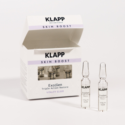 KLAPP Эликсир Exo|Gen с экзосомами витализирующий, 5 х 2 мл