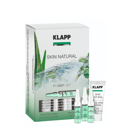 KLAPP SKIN NATURAL Набор для интенсивного ухода SKIN NATURAL Power Set 3х2 мл; 1х3 мл 3х2 мл;1х3 мл