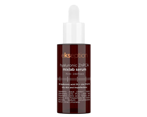 Ekseption Hyaluronic ZnPCA mixlab serum сыворотка с гиалуроновой кислотой 75 мл