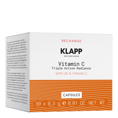 KLAPP Капсулы Triple Radiance Vitamin C 20%, 30 капсул