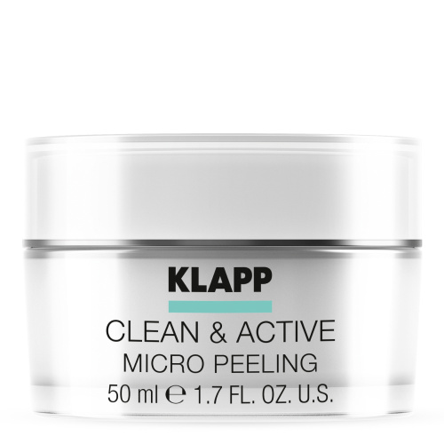 KLAPP CLEAN & ACTIVE Микропилинг для лица Micro Peeling очищающий 50 мл 