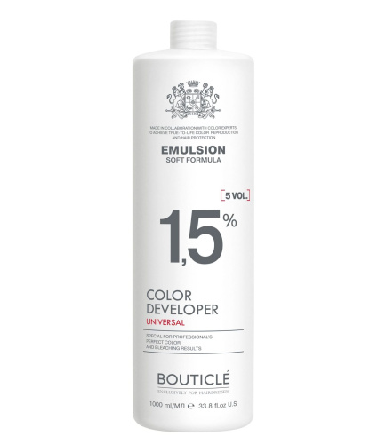 Bouticle Окисляющая эмульсия 1,5% “Developer Emulsion 5 vol” 1000 мл