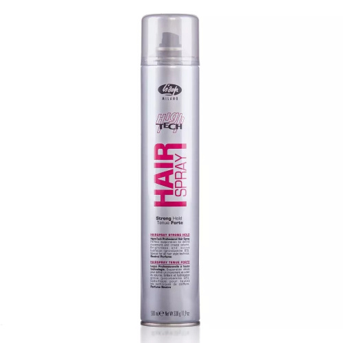 Lisap High Tech Hair Spray Strong Hold Лак для укладки волос сильной фиксации 500 мл