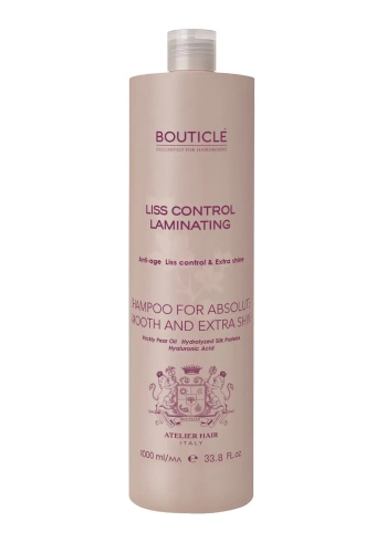 Bouticle Разглаживающий ламинирующий шампунь-Liss control laminating shampoo 1000 мл