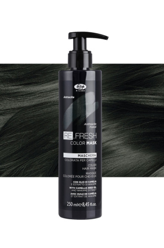 Lisap  ОТТЕНОЧНАЯ МАСКА АНТРАЦИТ – RE.FRESH COLOR MASK  250 мл