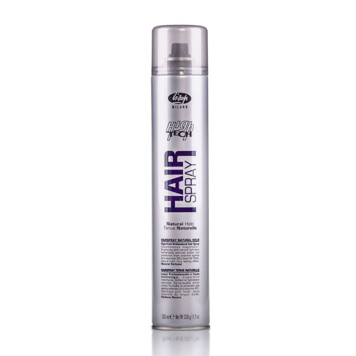 Lisap High Tech Hair Spray Natural Hold Лак для укладки волос нормальной фиксации 500 мл