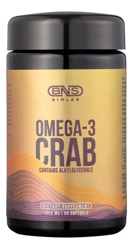BNS БАД к пище «Комплекс омега-кислот Omega-3 Crab” (60 кап.)