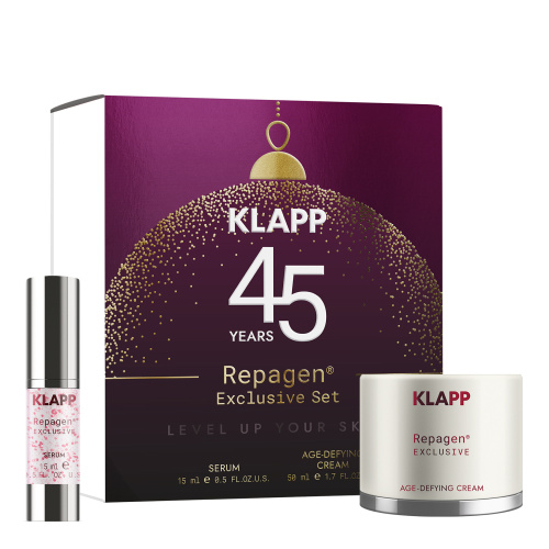 KLAPP REPAGEN Набор Exclusive Set (крем для лица 50 мл, сыворотка 15 мл)