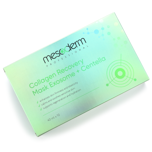 MESODERM Коллагеновая маска глубокое восстановление Exosomes+Centella 40мл 1шт