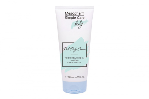 Mesopharm Увлажняющий крем для тела с масло ши RICH BODY CREAM 200мл