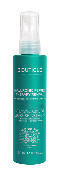 Bouticle Интенсивные кристальные капли для поврежденных волос-"Intensive Cristal Shine Drops" 100 мл