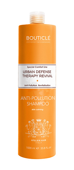 Bouticle Шампунь для кожи головы – “Urban Defense Anti-Pollution Skin Calming Shampoo”  1000 мл