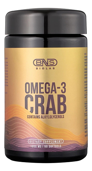 BNS БАД к пище «Комплекс омега-кислот Omega-3 Crab” (60 кап.)