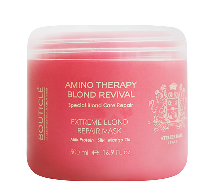 Bouticle Восстанавливающая маска для поврежденных волос-“Extreme Blond Repair Mask"500 мл