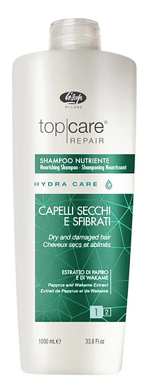 Lisap Top Care Repair Hydra Care Nourishing Shampoo Интенсивный питательный шампунь – 1000 мл