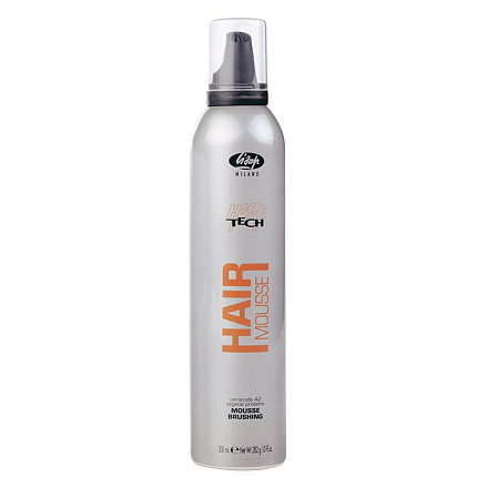 Lisap High Tech Hair Mousse Brushing Мусс для укладки волос нормальной фиксации 300 мл