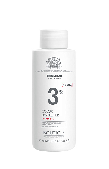 Bouticle Окисляющая эмульсия 3% “Developer Emulsion 10 vol” 100 мл