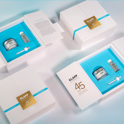 KLAPP Подарочный набор Iconics Hyaluronic, крем для лица 50 мл, бустер 20 мл