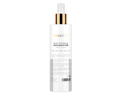 Ekseption BODY RECURFACING MICRO-PEEL & MILK Увлажняющее молочко для тела с эффектом микропили 400мл