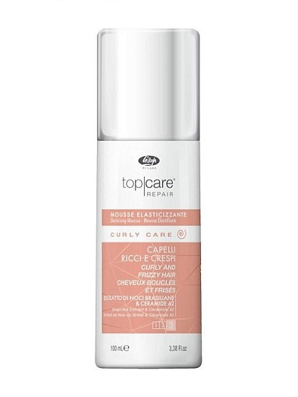 Lisap Тор Care Repair Elasticising Mousse Curly and Frizzy Hair Мусс для вьющихся волос - 100 мл