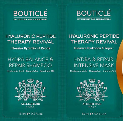Bouticle Пробник шампунь Extreme Blond Repair Shampoo/маска Extreme Blond Repair Mask 15+15мл