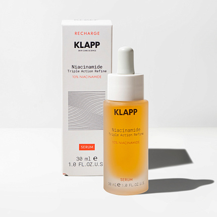KLAPP Niacinamide Сыворотка для лица Triple Action Refine Serum, 30 мл