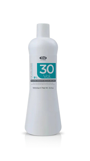 Lisap Оксидант-лосьон для волос 9% – Delicate Oxidizing Emulsion for hair 30 vol 1000 мл