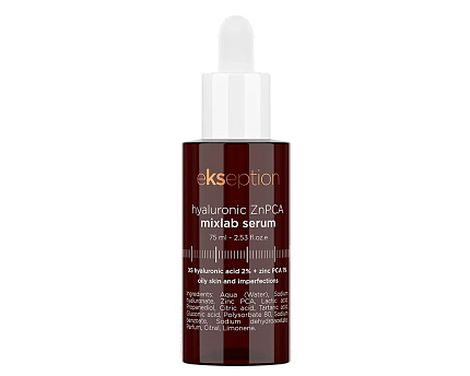 Ekseption Hyaluronic ZnPCA mixlab serum сыворотка с гиалуроновой кислотой 75 мл